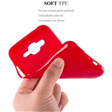 Samsung Galaxy J5 2015 Suojakuori Kotelo (Punainen)