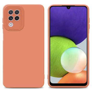 Samsung Galaxy A22 4G Suojakuori Kotelo (Oranssi)
