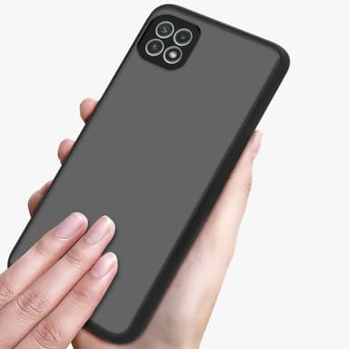 Samsung Galaxy A22 5G Suojakuori Kotelo (Musta)