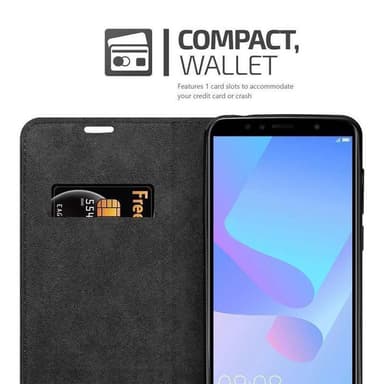Huawei Y6 PRIME Suojakuori Lompakkokotelo (Punainen)
