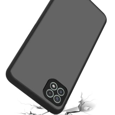 Samsung Galaxy A22 5G Suojakuori Kotelo (Musta)