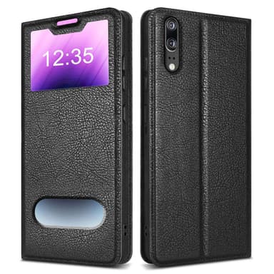 Lompakkokotelo Huawei P20 Case (Musta)