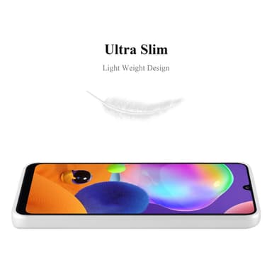 Samsung Galaxy A31 Suojakuori Kotelo (Hopea)