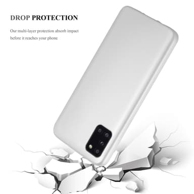 Samsung Galaxy A31 Suojakuori Kotelo (Hopea)