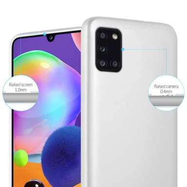 Samsung Galaxy A31 Suojakuori Kotelo (Hopea)