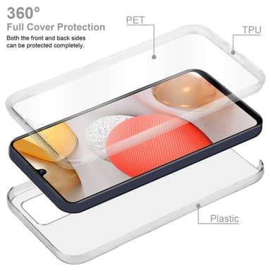 Samsung Galaxy A42 4G Suojakuori Cover (Läpinäkyvä)