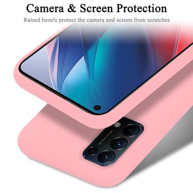 Oppo FIND X3 LITE Suojakuori Kotelo (Vaaleanpunainen)