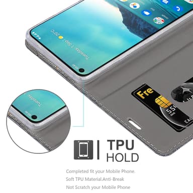 Nokia 5.3 Suojakuori Lompakkokotelo (harmaa)