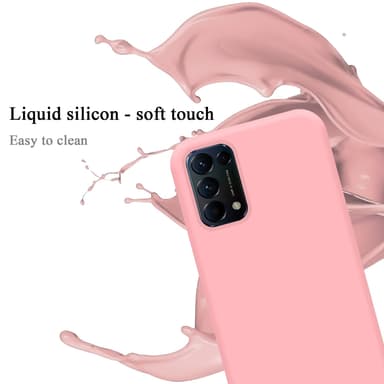 Oppo FIND X3 LITE Suojakuori Kotelo (Vaaleanpunainen)