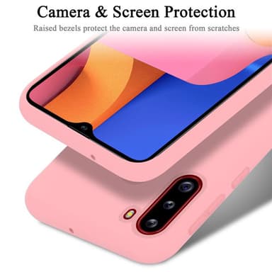 Samsung Galaxy A21 Suojakuori Kotelo (Vaaleanpunainen)