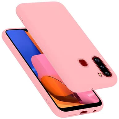 Samsung Galaxy A21 Suojakuori Kotelo (Vaaleanpunainen)