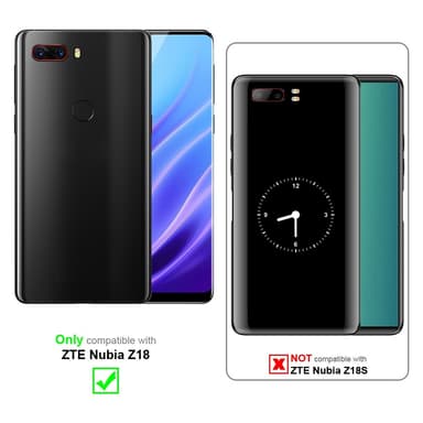 ZTE Nubia Z18 Suojakuori Universaali (Musta)