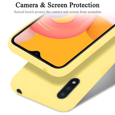 Samsung Galaxy A01 Suojakuori Kotelo (Keltainen)