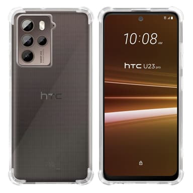 HTC U23 PRO Suojakuori Kotelo (Läpinäkyvä)