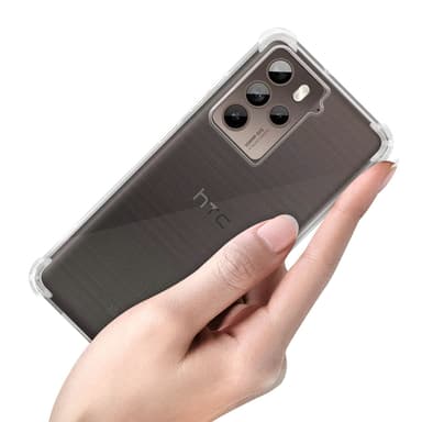 HTC U23 PRO Suojakuori Kotelo (Läpinäkyvä)
