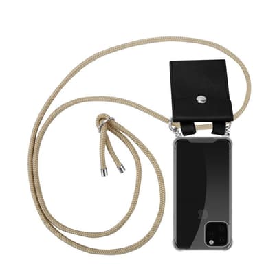 iPhone 11 PRO Suojakuori Kotelo Ketju (Ruskea)
