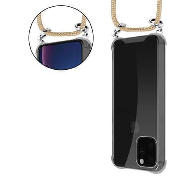 iPhone 11 PRO Suojakuori Kotelo Ketju (Ruskea)