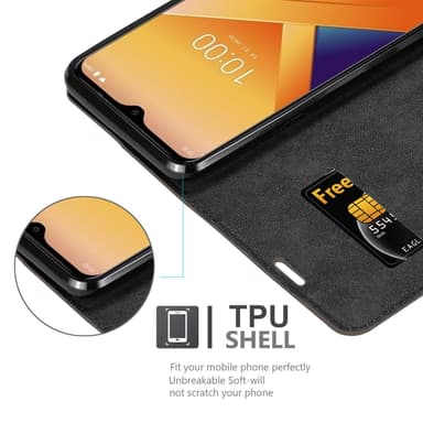 WIKO Y81 Suojakuori Lompakkokotelo (Ruskea)