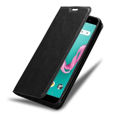 WIKO LENNY 5 Suojakuori Lompakkokotelo (Musta)