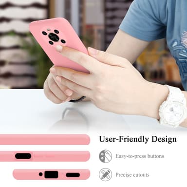 Honor MAGIC 4 LITE Suojakuori Kotelo (Vaaleanpunainen)