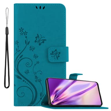 OnePlus Nord 2 5G Suojakuori Lompakkokotelo (Sininen)