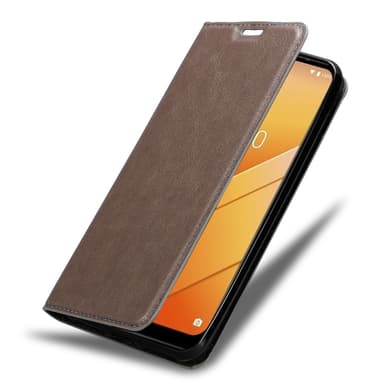 WIKO Y81 Suojakuori Lompakkokotelo (Ruskea)