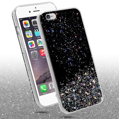 iPhone 6 / 6S Suojakuori Kotelo (Musta)