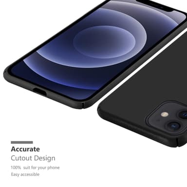 iPhone 12 MINI Suojakuori Kotelo Cover (Musta)