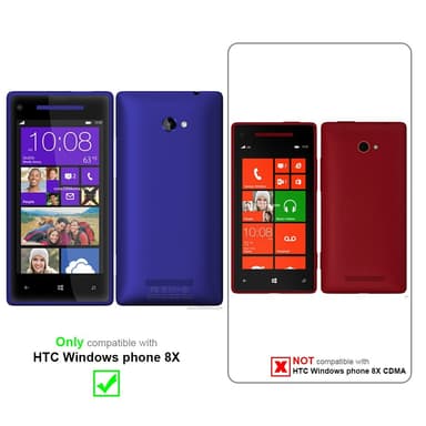 HTC Windows Phone 8X Suojakuori Cover (Valkoinen)