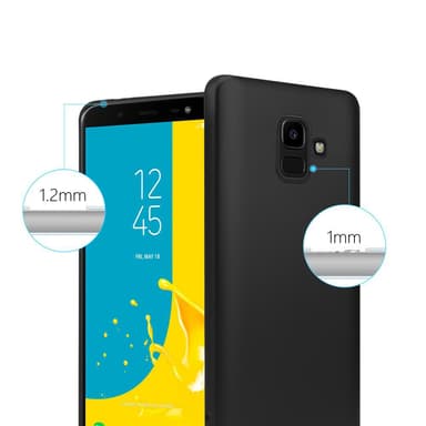 Samsung Galaxy J6 2018 Suojakuori Kotelo (Musta)