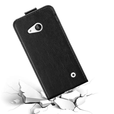 Nokia Lumia 550 Suojakuori Lompakkokotelo (Musta)