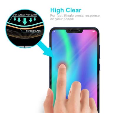 Honor 8C Suojakalvo Karkaistu lasi Näytönsuoja