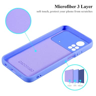 Xiaomi Poco X4 Pro Suojakuori Kotelo (Violetti)