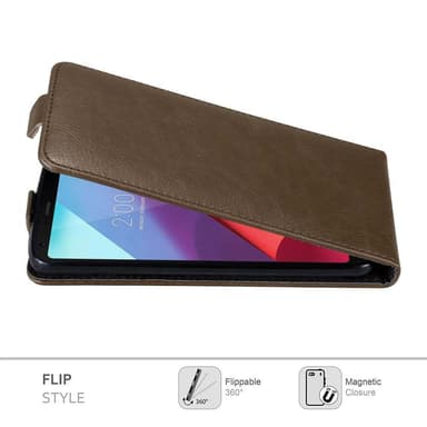 LG G6 Suojakuori Lompakkokotelo (Ruskea)