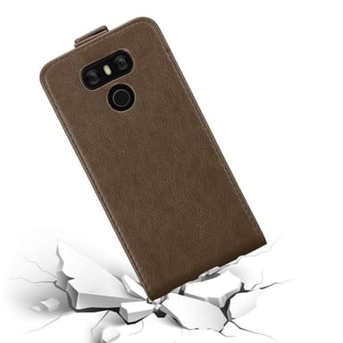 LG G6 Suojakuori Lompakkokotelo (Ruskea)