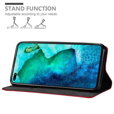 Honor View 30 PRO Suojakuori Lompakkokotelo (Punainen)