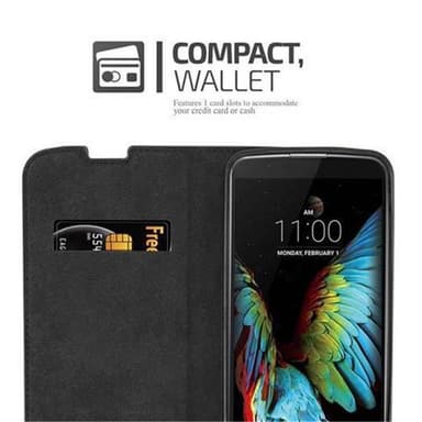 LG K10 2016 Suojakuori Lompakkokotelo (Punainen)