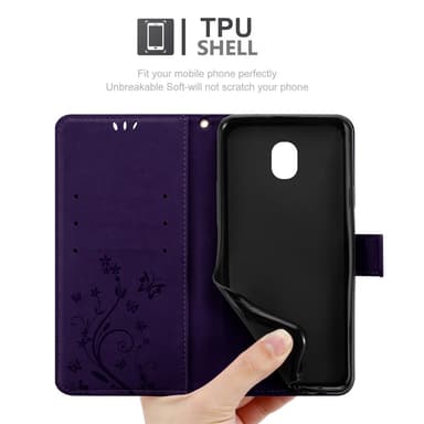Samsung Galaxy J7 2018 Suojakuori Lompakkokotelo
