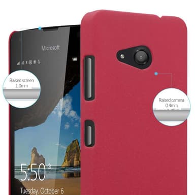 Nokia Lumia 550 Suojakuori Kotelo Case (Punainen)