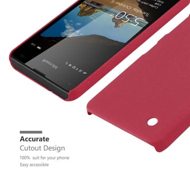 Nokia Lumia 550 Suojakuori Kotelo Case (Punainen)
