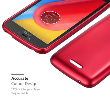 Motorola MOTO C PLUS Suojakuori Kotelo (Punainen)