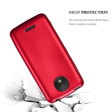 Motorola MOTO C PLUS Suojakuori Kotelo (Punainen)