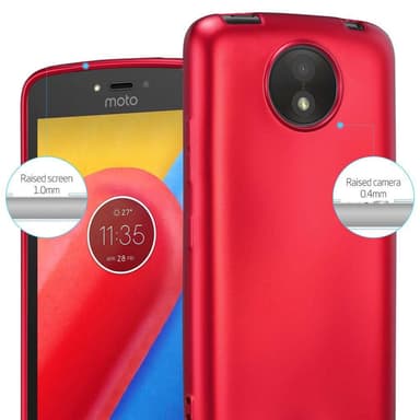Motorola MOTO C PLUS Suojakuori Kotelo (Punainen)