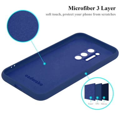 OnePlus 8 PRO Suojakuori Kotelo Case (Sininen)