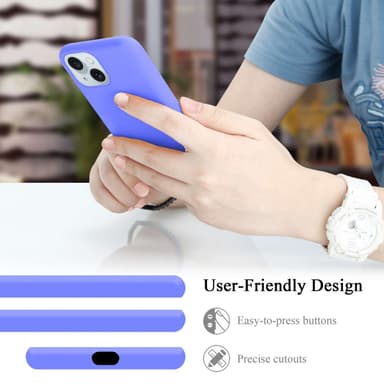 iPhone 15 PLUS Suojakuori Kotelo Case (Violetti)