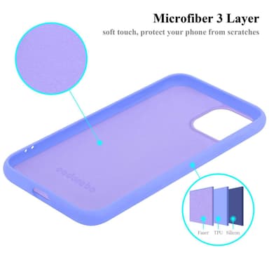 iPhone 15 PLUS Suojakuori Kotelo Case (Violetti)
