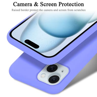 iPhone 15 PLUS Suojakuori Kotelo Case (Violetti)