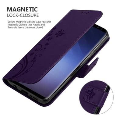 Samsung Galaxy S9 Suojakuori Lompakkokotelo (Violetti)