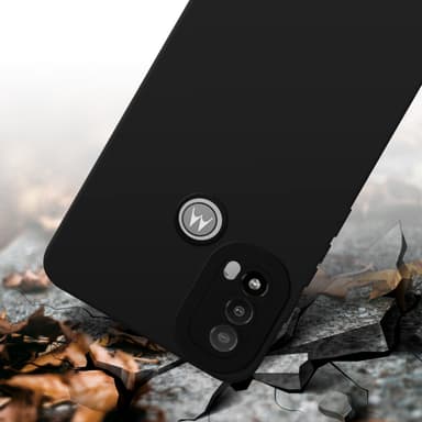 Motorola MOTO E20 Suojakuori Kotelo (Musta)