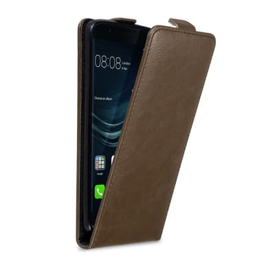 Huawei P9 PLUS Suojakuori Lompakkokotelo (Ruskea)